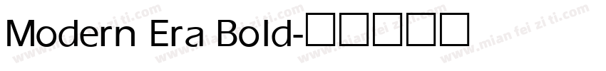 Modern Era Bold字体转换